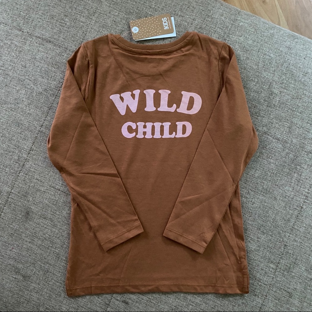 NWT “WILD CHILD” SHIRT